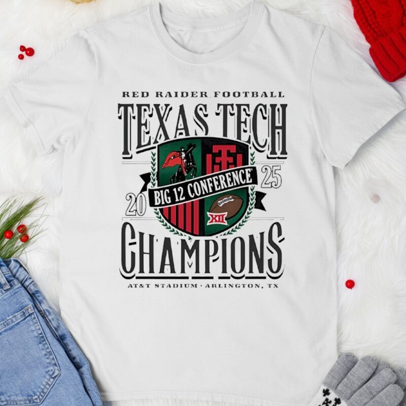 Texas Tech Red Raiders football Big 12 Conference Champions_T-shirt