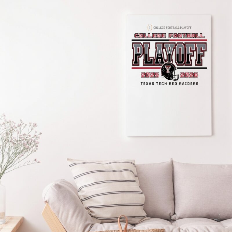 Texas Tech Red Raiders helmet college football playoff_Canvas