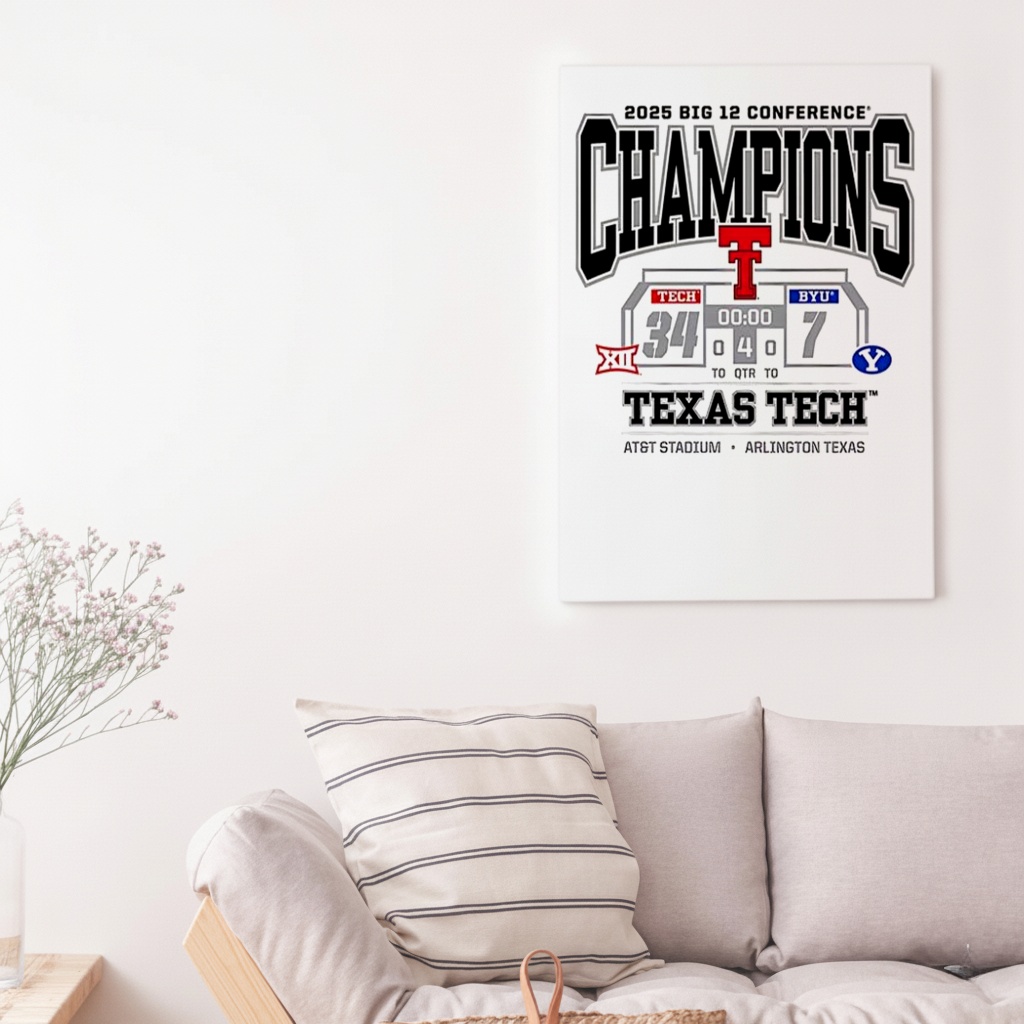 Texas Tech Red Raiders vs BYU Big 12 Conference 2025-2026 shirt