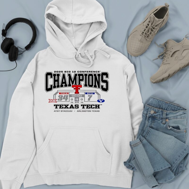 Texas Tech Red Raiders vs BYU Big 12 Conference 2025-2026_Hoodie