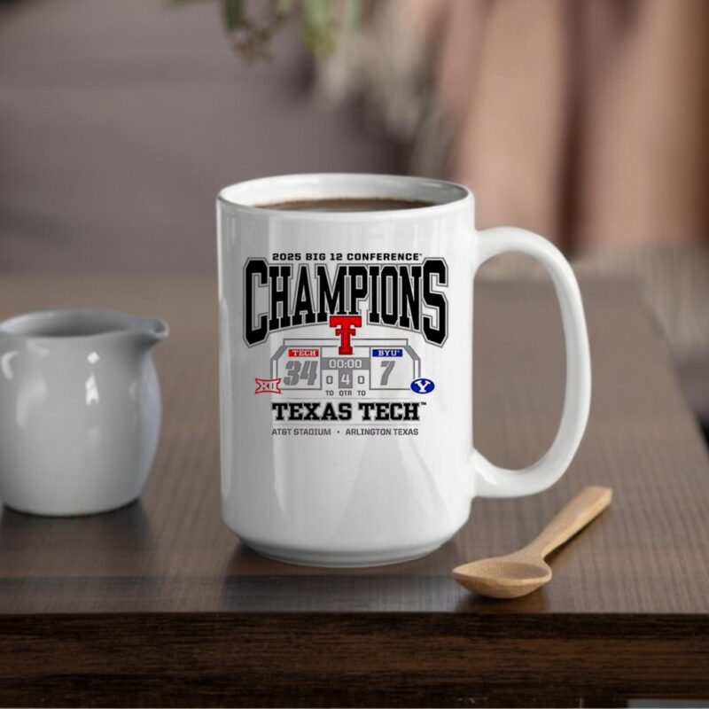 Texas Tech Red Raiders vs BYU Big 12 Conference 2025-2026_Mug