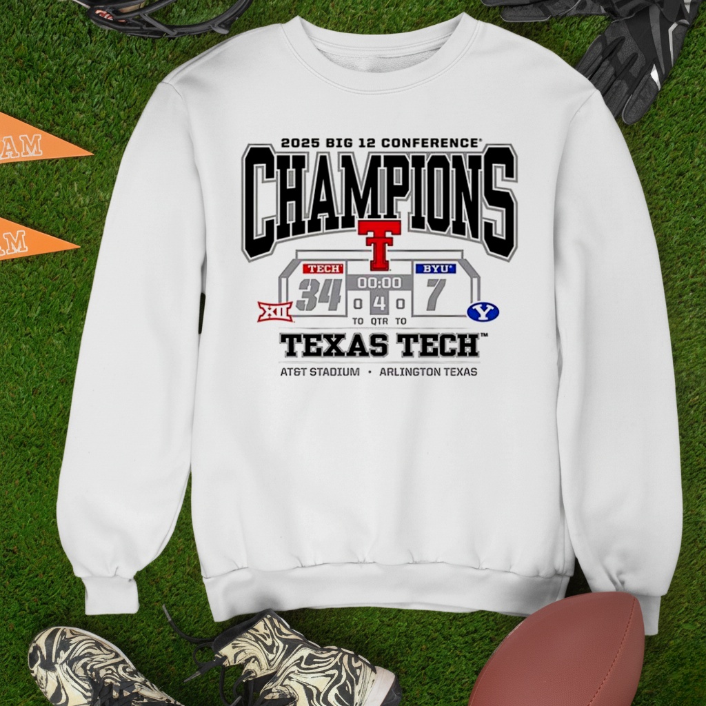 Texas Tech Red Raiders vs BYU Big 12 Conference 2025-2026 shirt