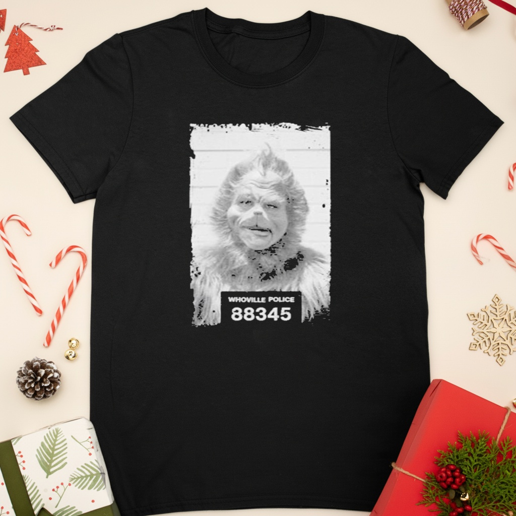 The Grinch Whoville Police 88345 Mugshot T-shirts