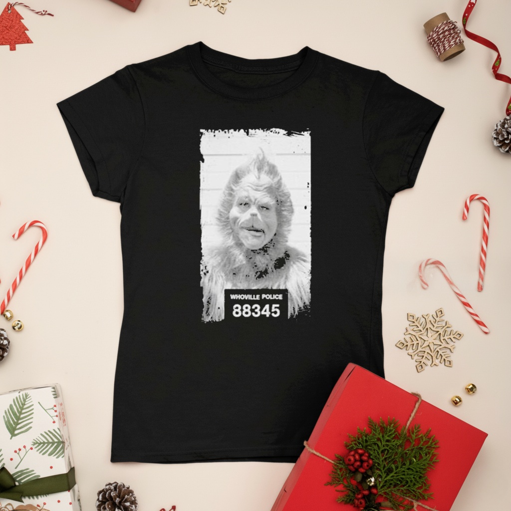 The Grinch Whoville Police 88345 Mugshot T-shirts