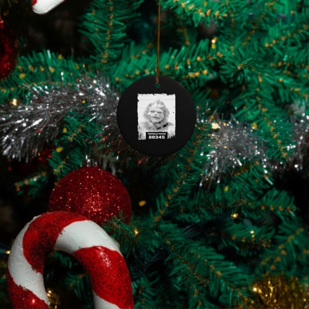 The Grinch Whoville Police 88345 Mugshot T-shirts