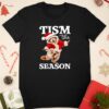 Tism The Season Raccoon Christmas Autism Awareness Shirt