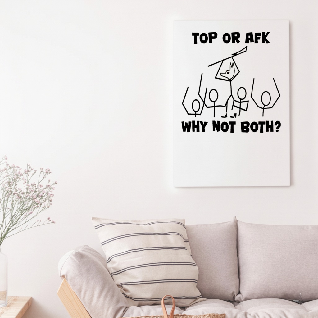 Top or AFK why not both shirt