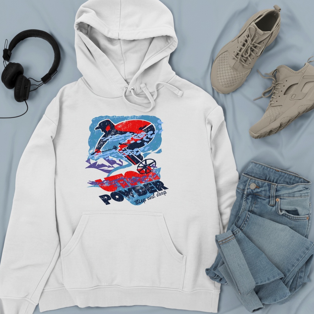 Utah Utes football Powder steep and deep shirt