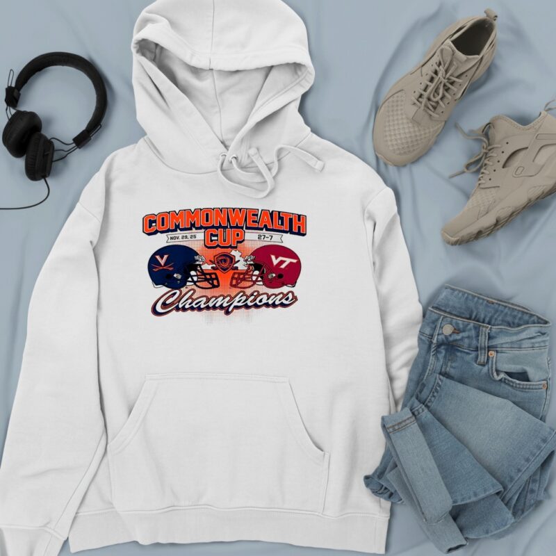 Virginia Cavaliers vs Virginia Tech Hokies NCAA Cavaliers Commonwealth Cup winner 2025_Hoodie