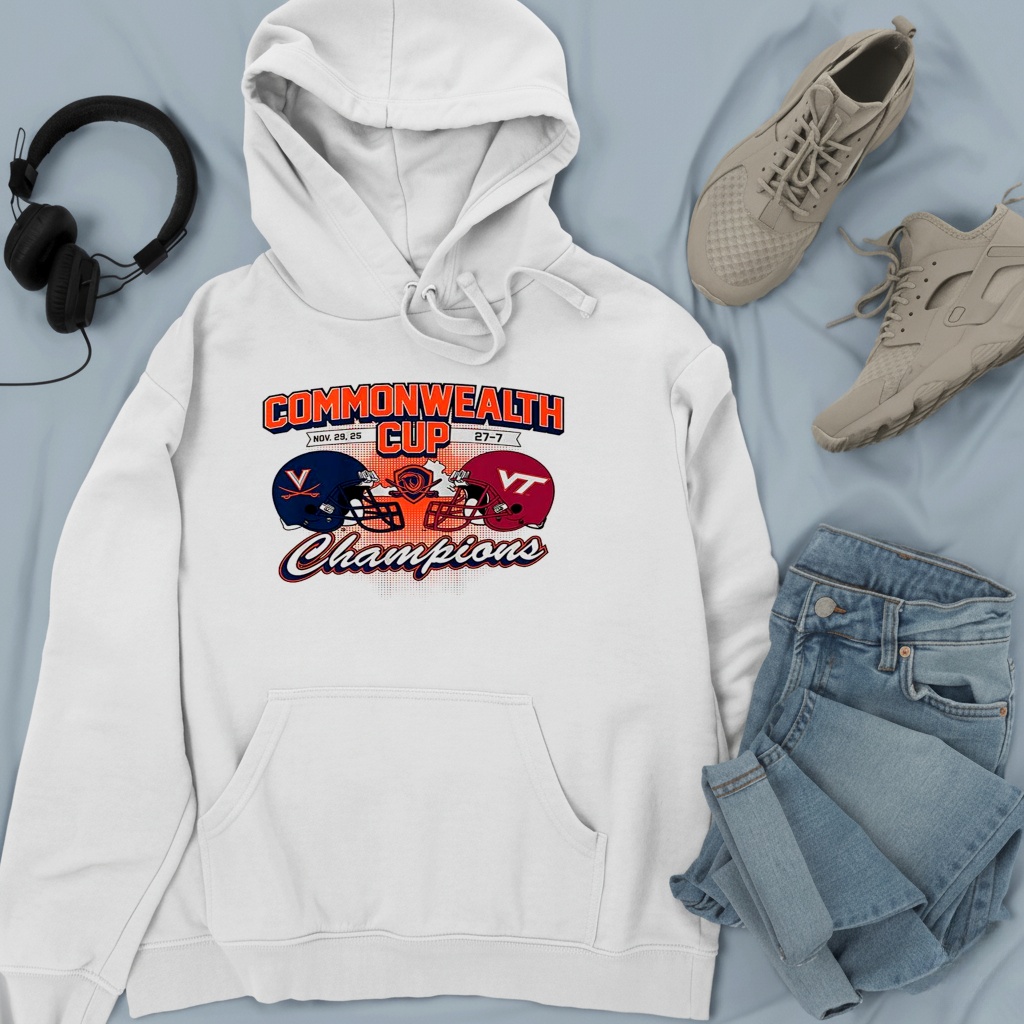 Virginia Cavaliers vs Virginia Tech Hokies NCAA Cavaliers Commonwealth Cup winner 2025 shirt