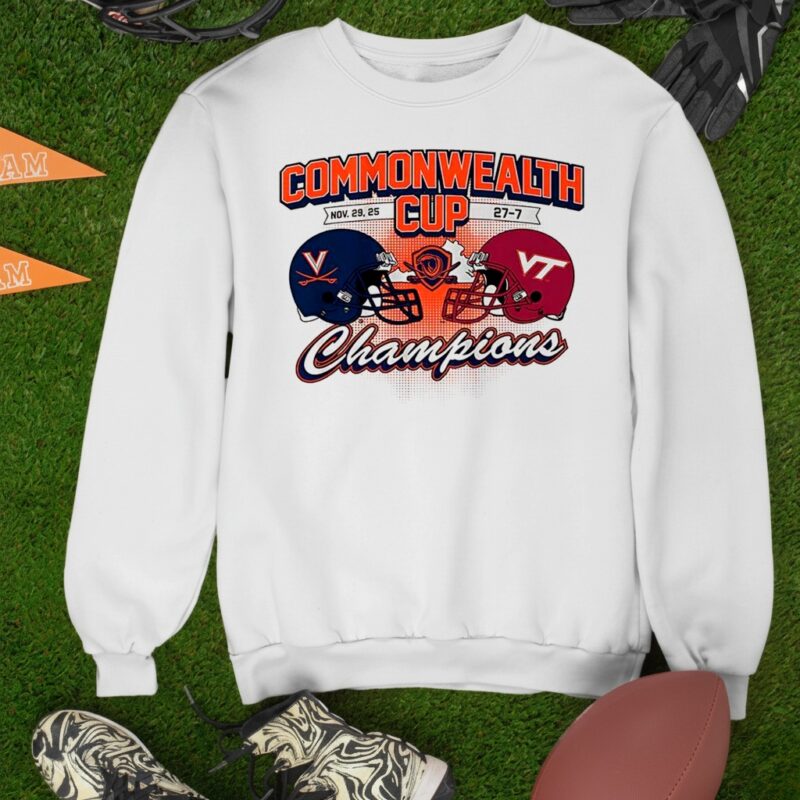 Virginia Cavaliers vs Virginia Tech Hokies NCAA Cavaliers Commonwealth Cup winner 2025_Sweatshirt