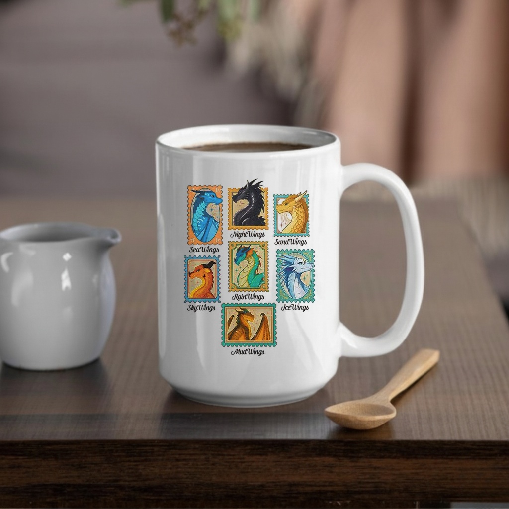 Wings of fire dragons stamp dragon lover shirt