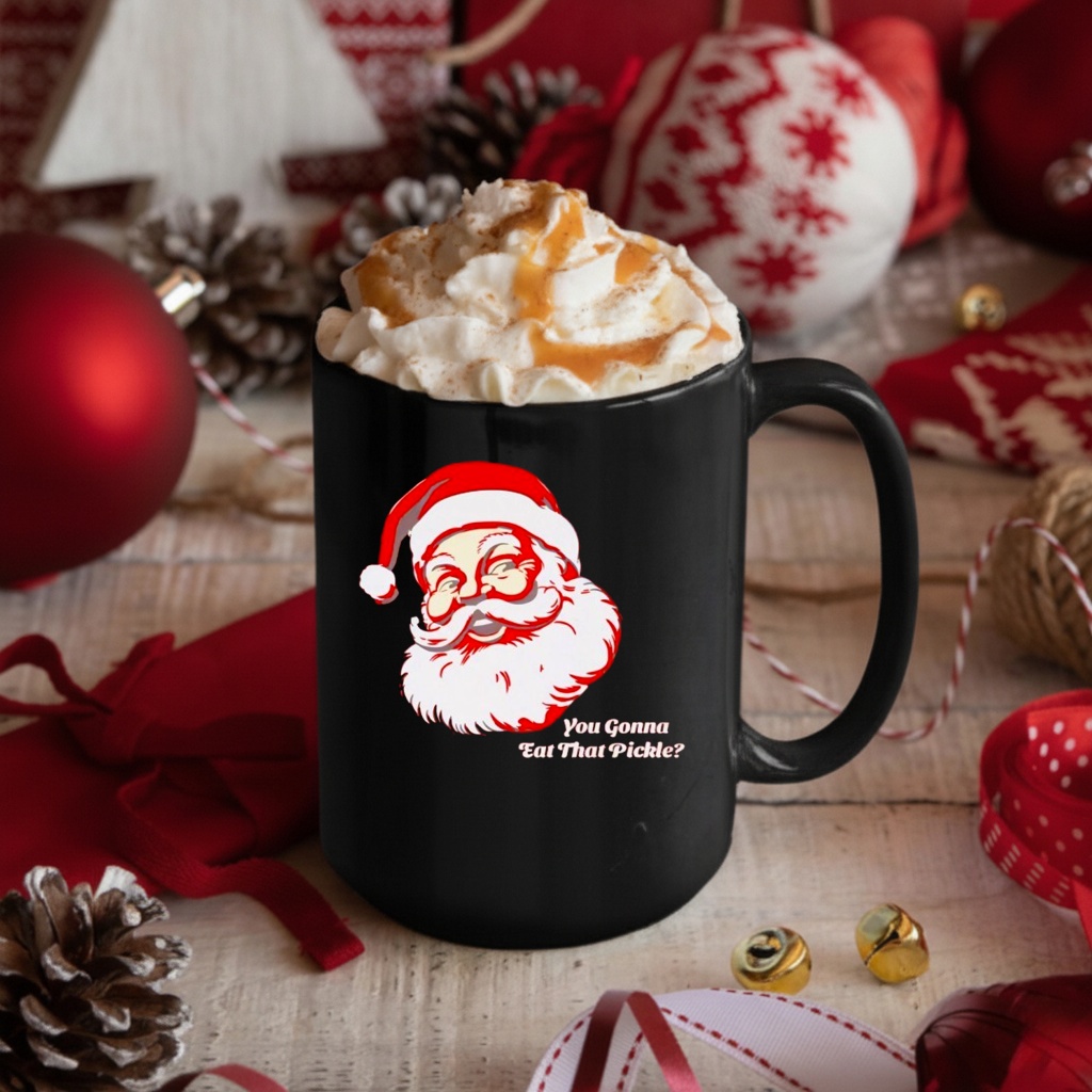 You Gonna Eat That Pickle Santa Shirt