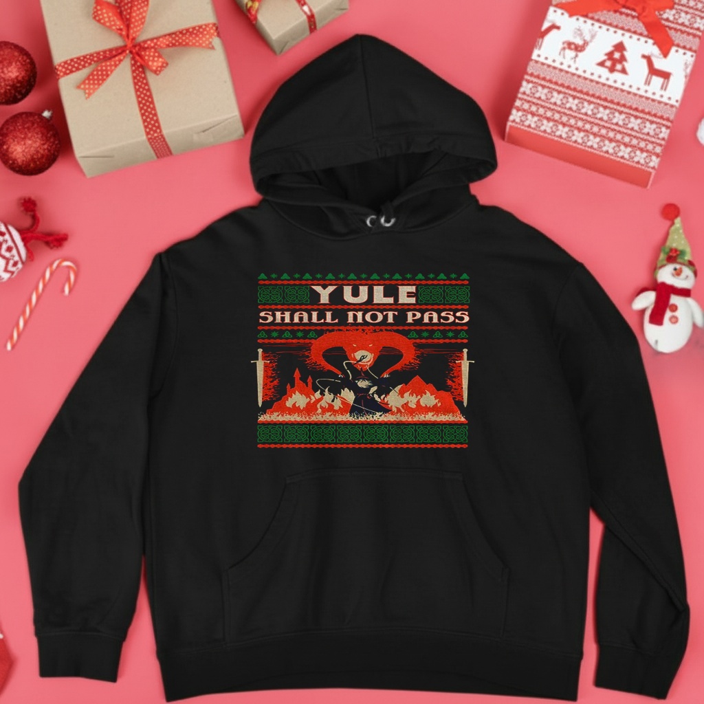 Yule shall not pass ugly Christmas shirt