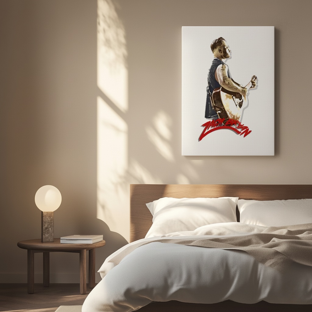 Zach Bryan Silhouette Guitar Shirt