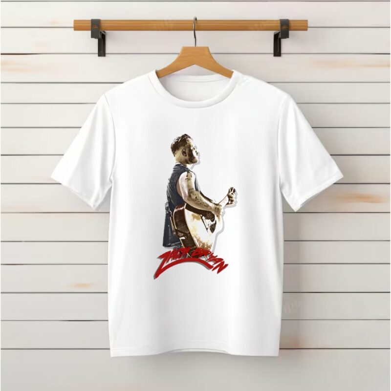 Zach Bryan Silhouette Zach playing the guitar_Classic T-Shirt