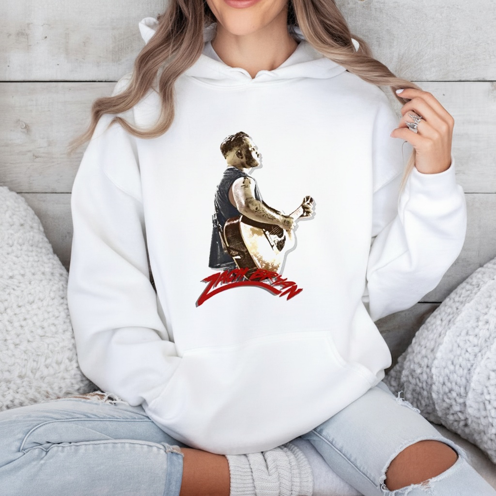 Zach Bryan Silhouette Guitar Shirt