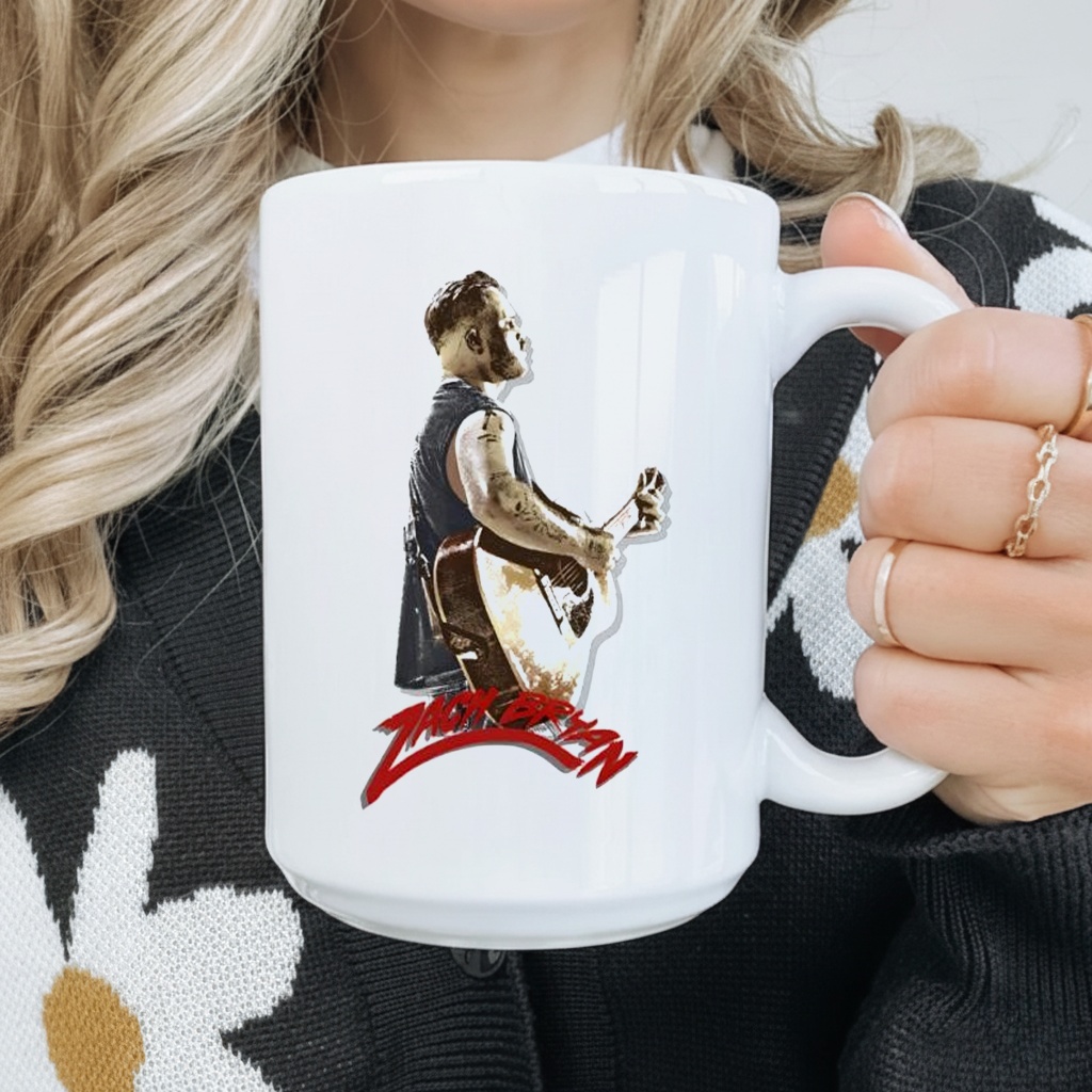 Zach Bryan Silhouette Guitar Shirt