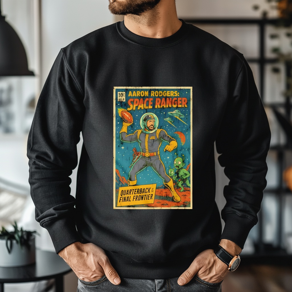 Aaron Rodgers Space Ranger Quarterback final frontier shirt