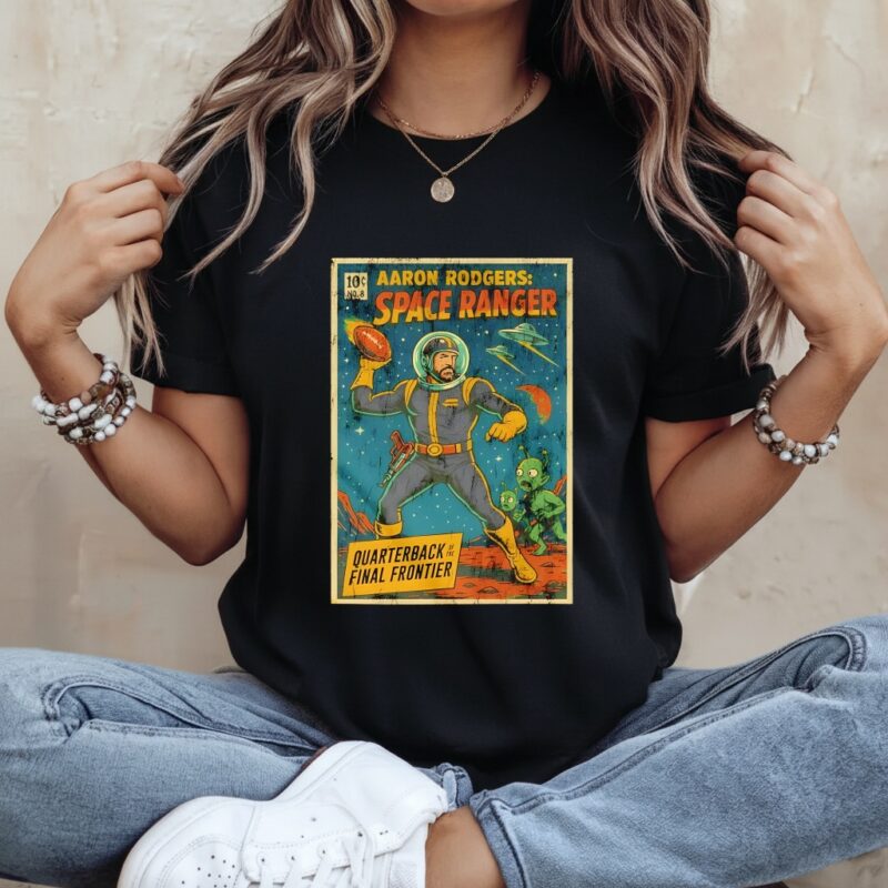 Aaron Rodgers Space Ranger Quaterback final frontier_Ladies T-Shirt