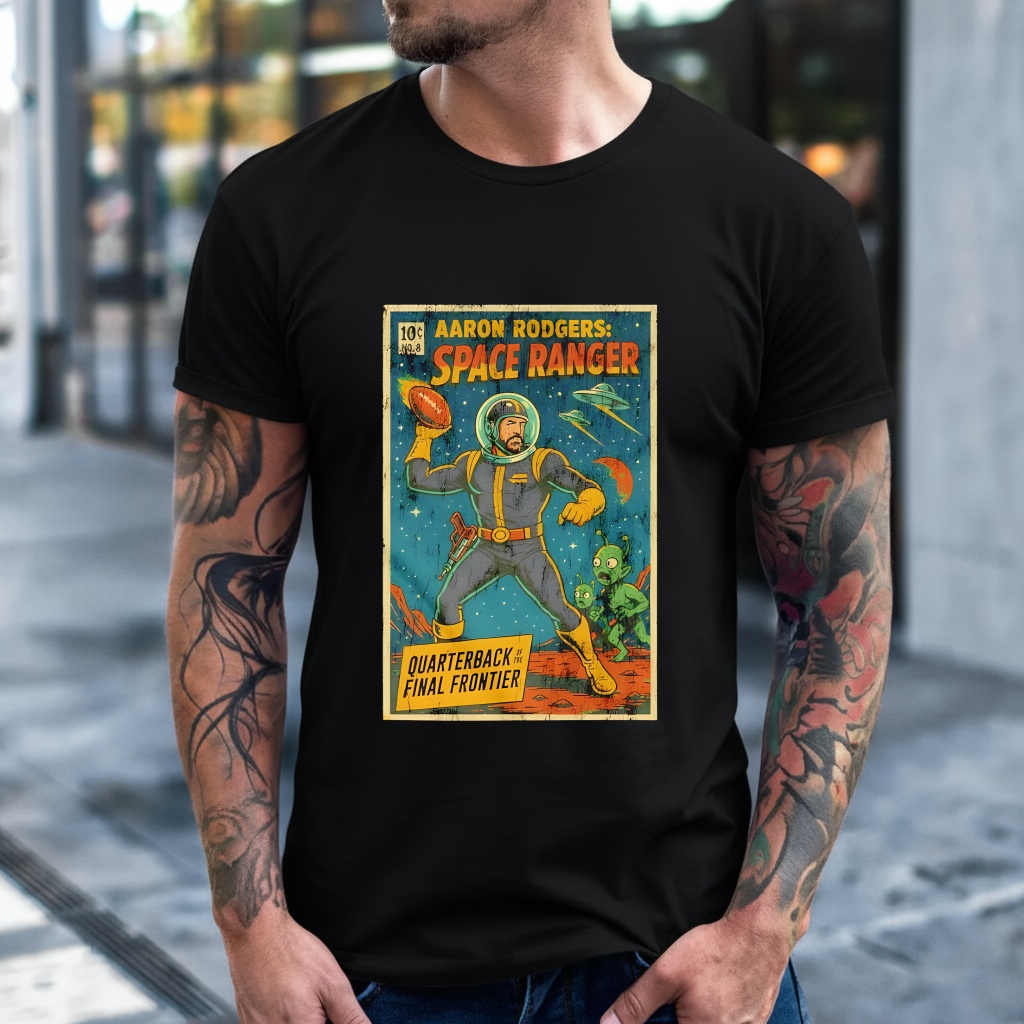 Aaron Rodgers Space Ranger Quarterback final frontier shirt