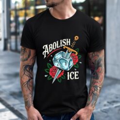 Abolish ICE swords roses and ice vintage shirt