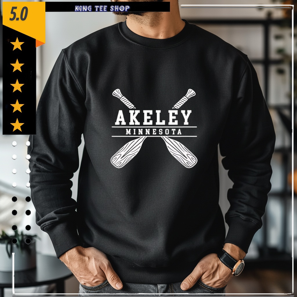 Akeley Minnesota Lake Paddle Outdoor Nature Shirt