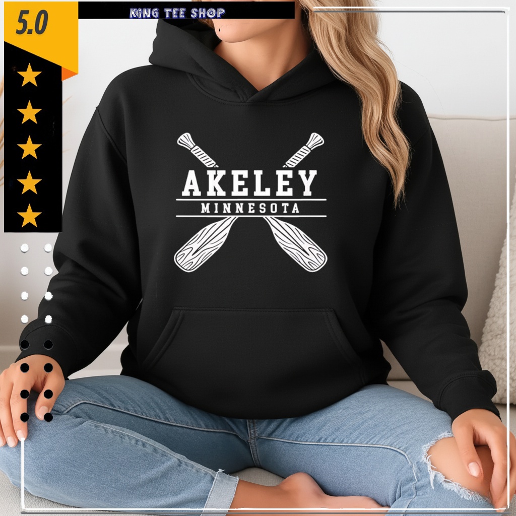 Akeley Minnesota Lake Paddle Outdoor Nature Shirt