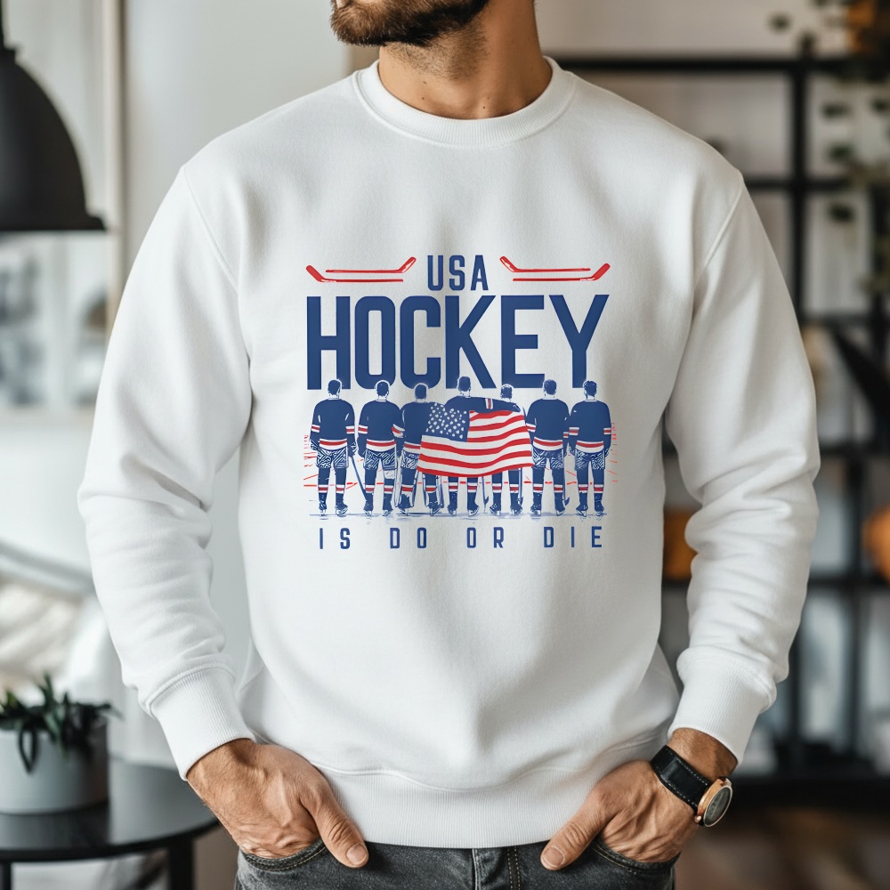 America USA Hockey Is Do or Die Players Flag shirt