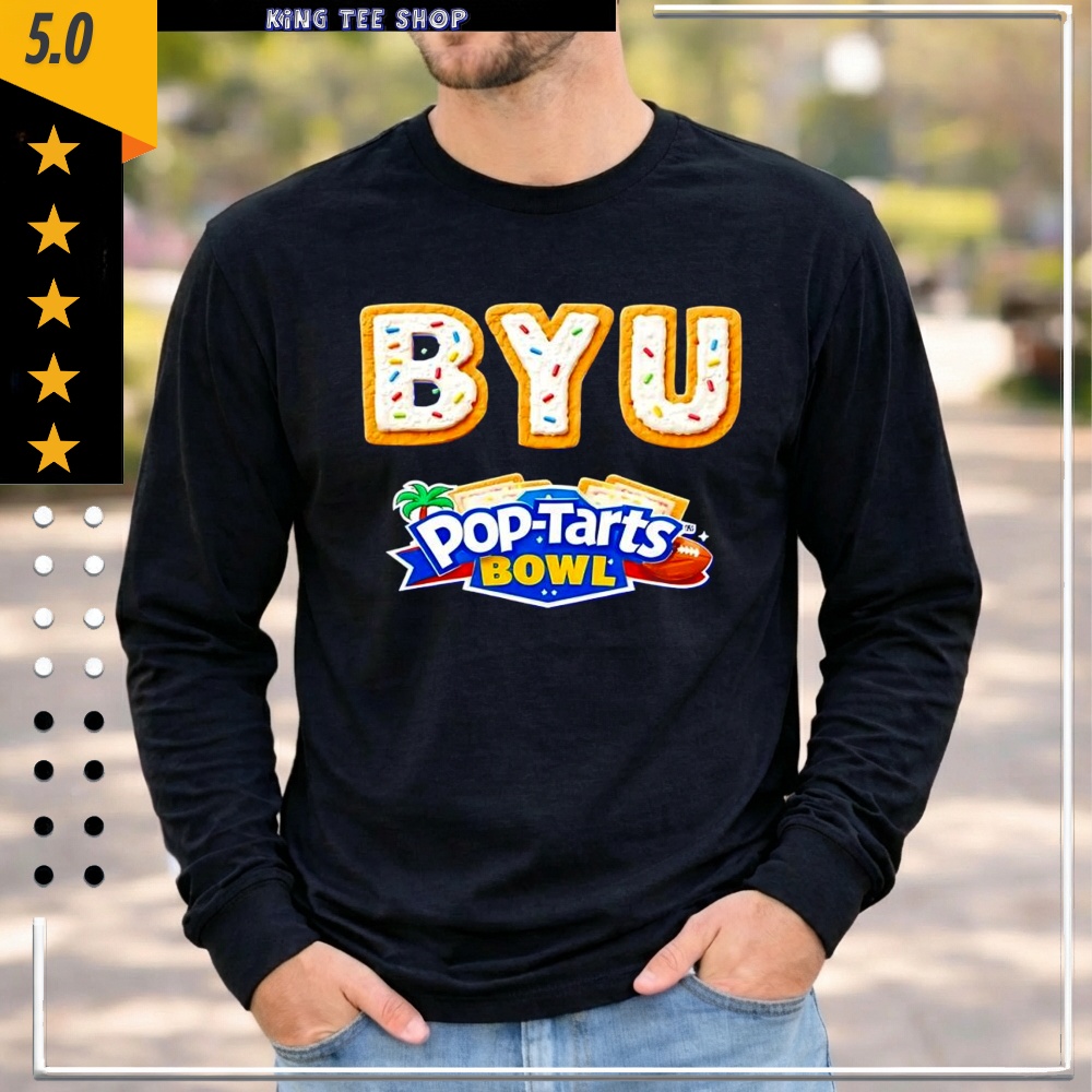 BYU Cougars Pop-Tarts Bowl logo word cake shirt
