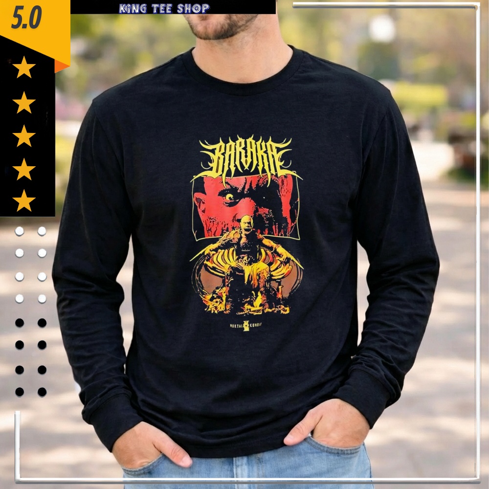 Baraka metal Mortal Kombat video game character shirt