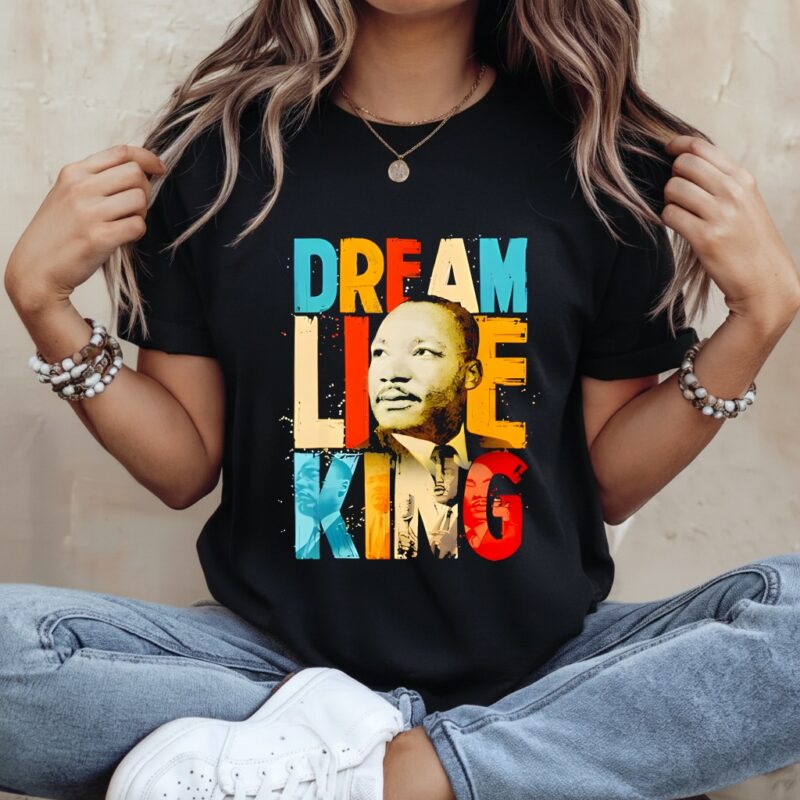 Black History Month Martin Have Dream Luther King Day_Ladies T-Shirt