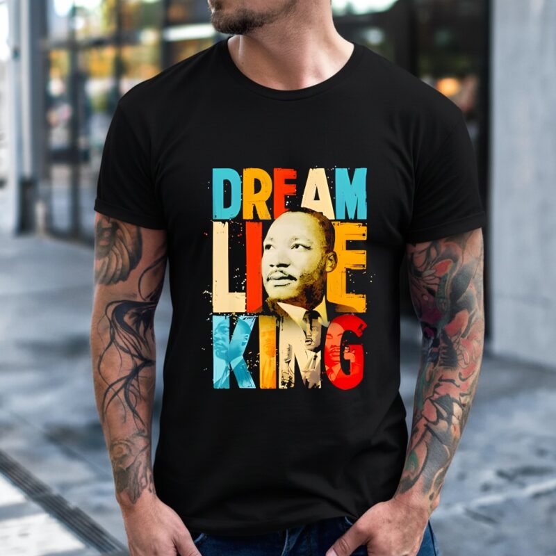 Black History Month Martin Have Dream Luther King Day_T-Shirt