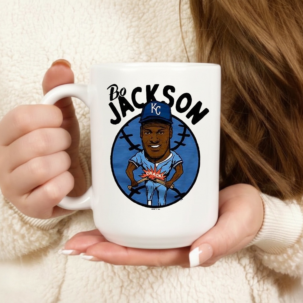 Bo Jackson Kansas City Royal Baseball Caricatures Shirt