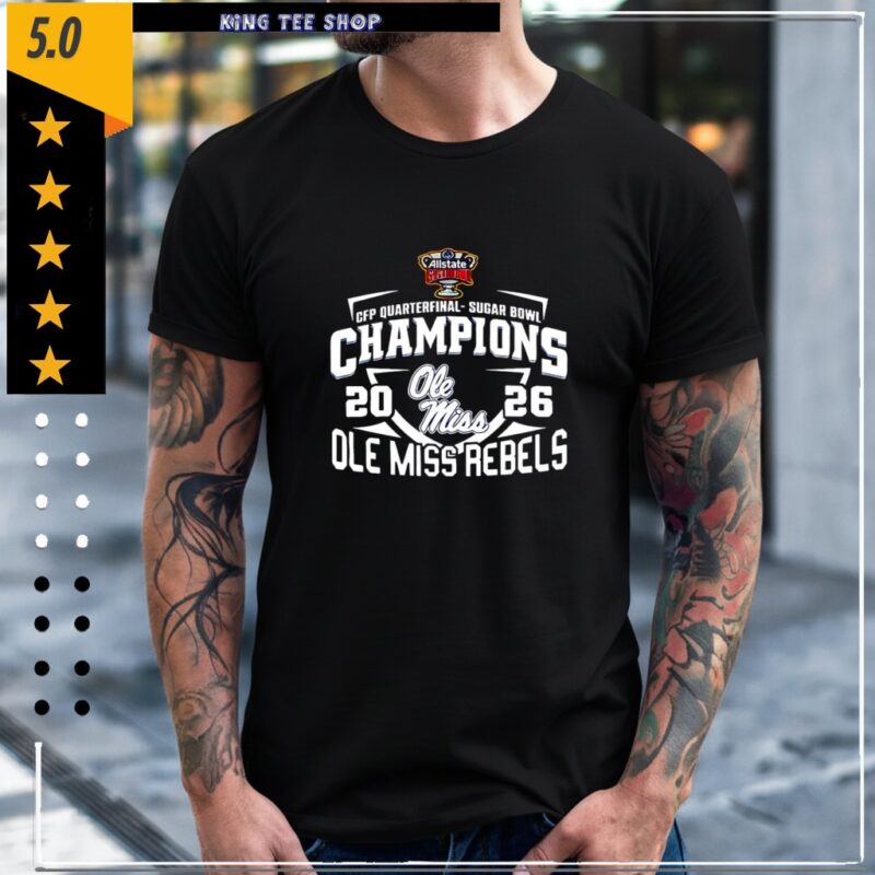 CFP Ole Miss Rebels 2026 Football Sugar Bowl Champions_Classic Men's T-Shirt