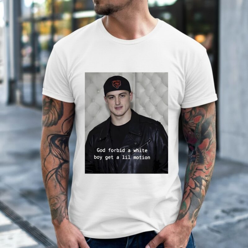 Caleb Williams Cheese grater God forbid a white boy get a lil motion_Classic Men's T-Shirt