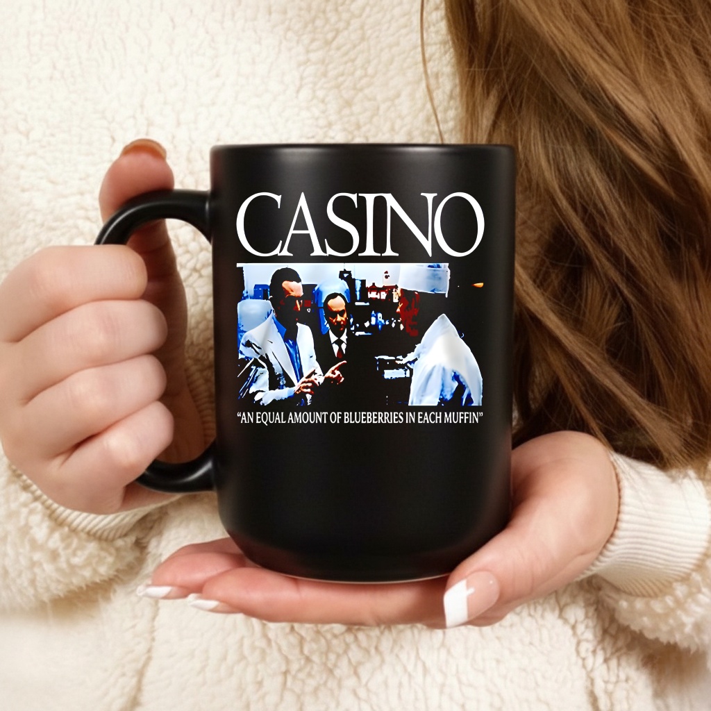 Casino an equal amount of blueberries in each muffin shirt