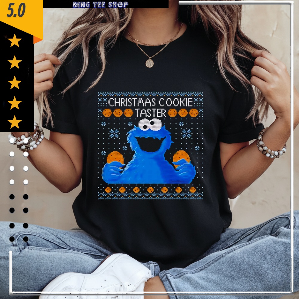 Christmas Cookie Taster monster ugly Christmas shirt