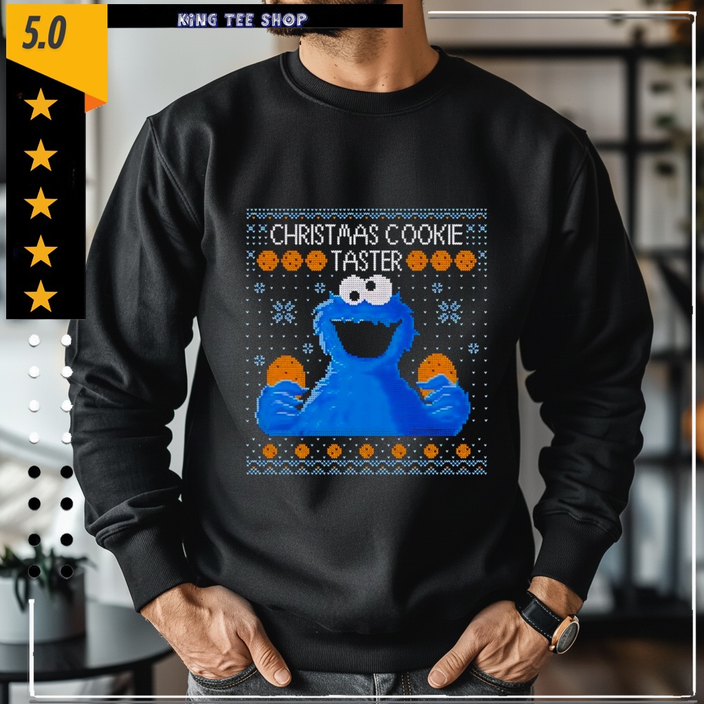 Christmas Cookie Taster monster ugly Christmas shirt