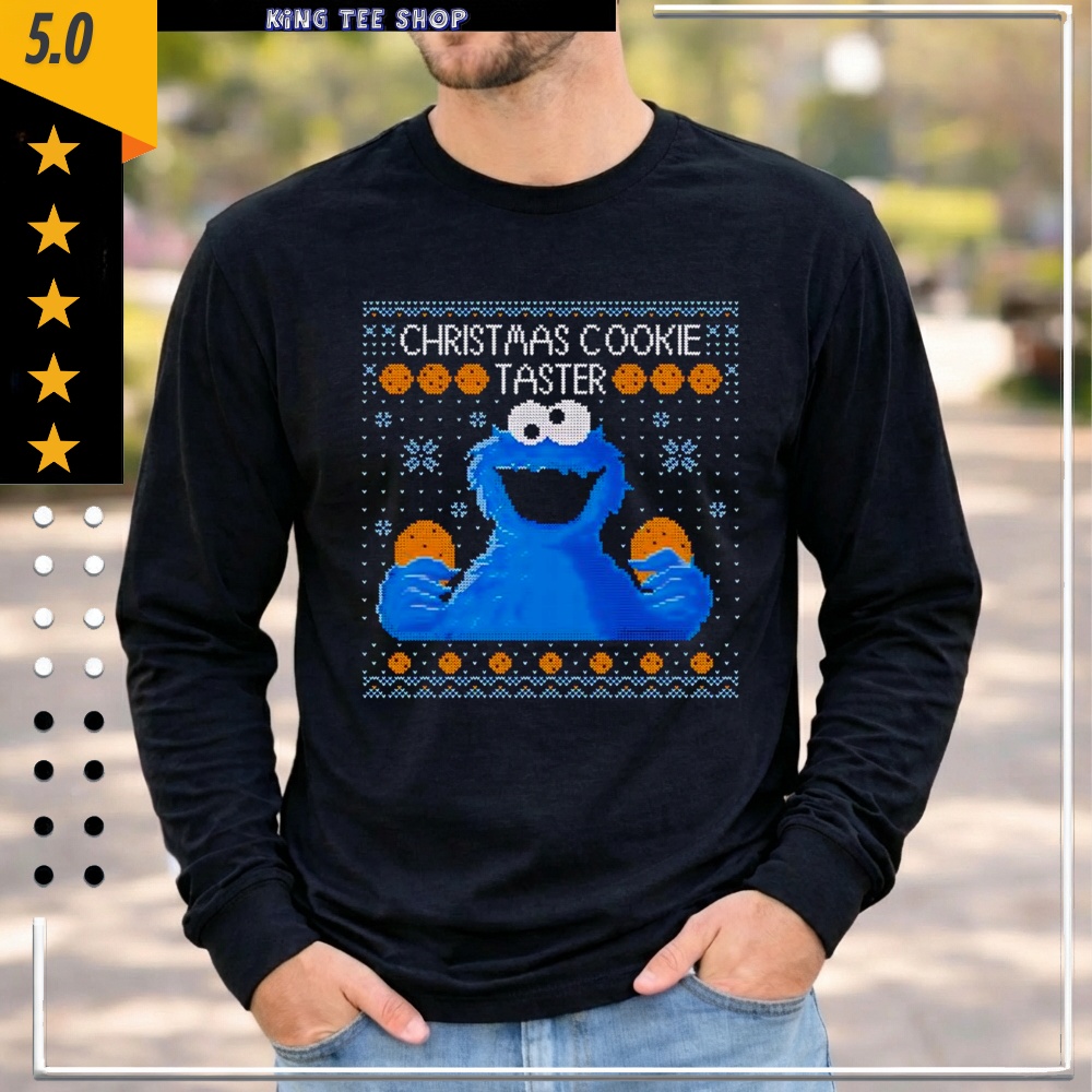 Christmas Cookie Taster monster ugly Christmas shirt