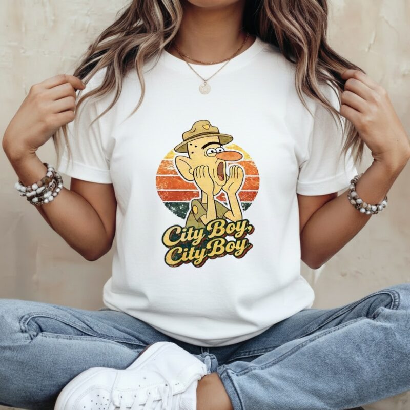 City boy city boy Gravity Falls inspired meme vintage_Classic Women's T-Shirt