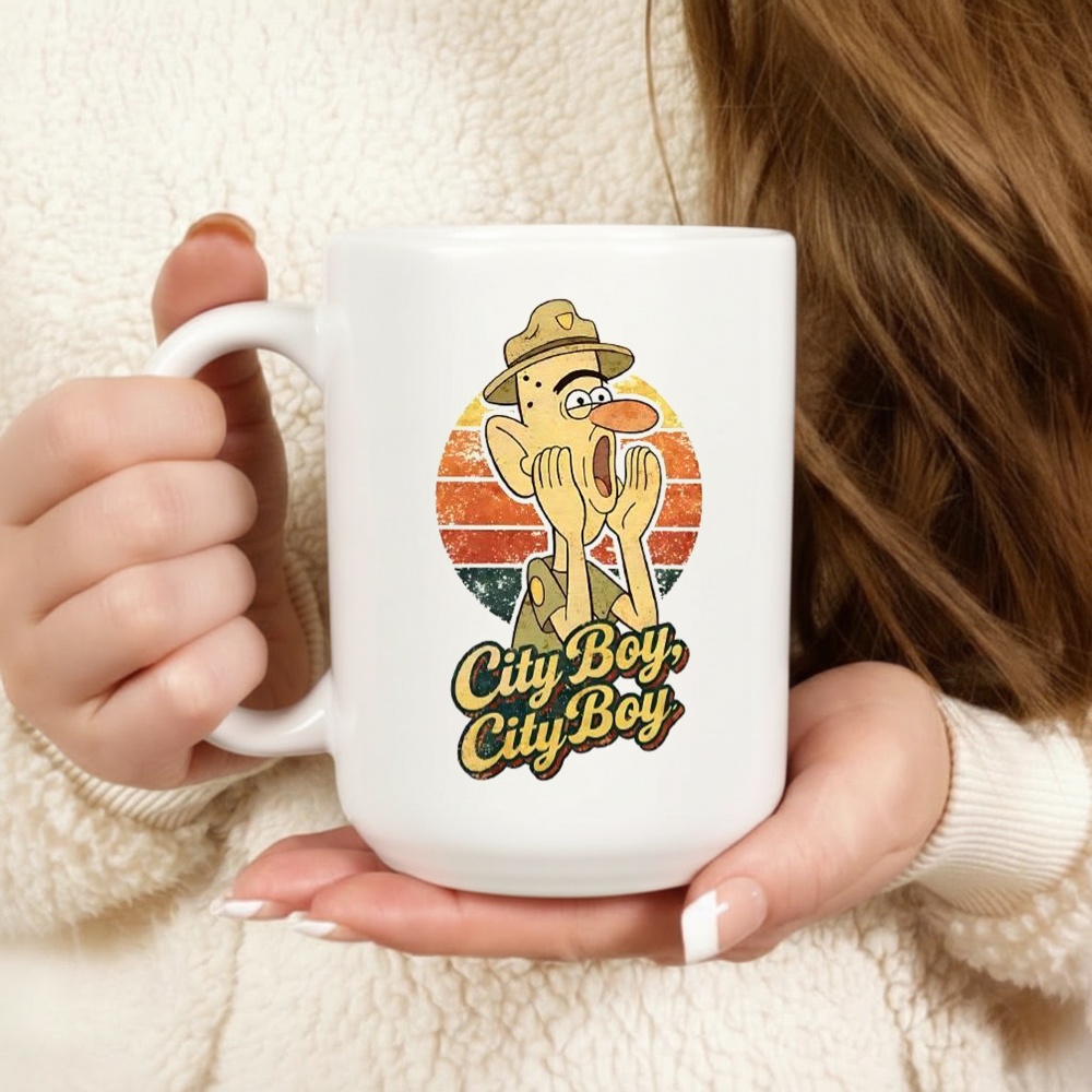 City Boy City Boy Gravity Falls Inspired Meme Vintage Shirt