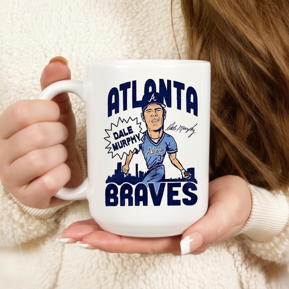 Dale Murphy Atlanta Braves Baseball Signature Caricatures Shirt