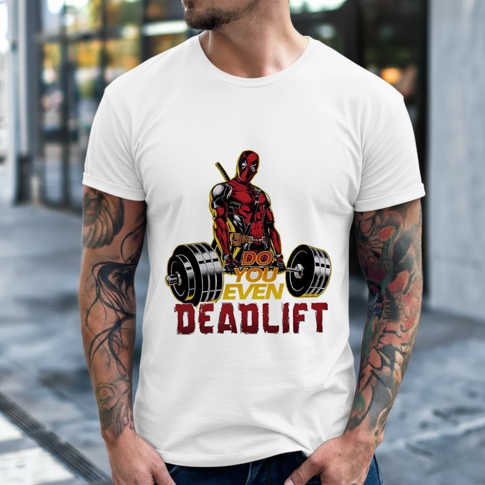 Deadpool Do You Even Deadlift Fitness Motivation Shirt