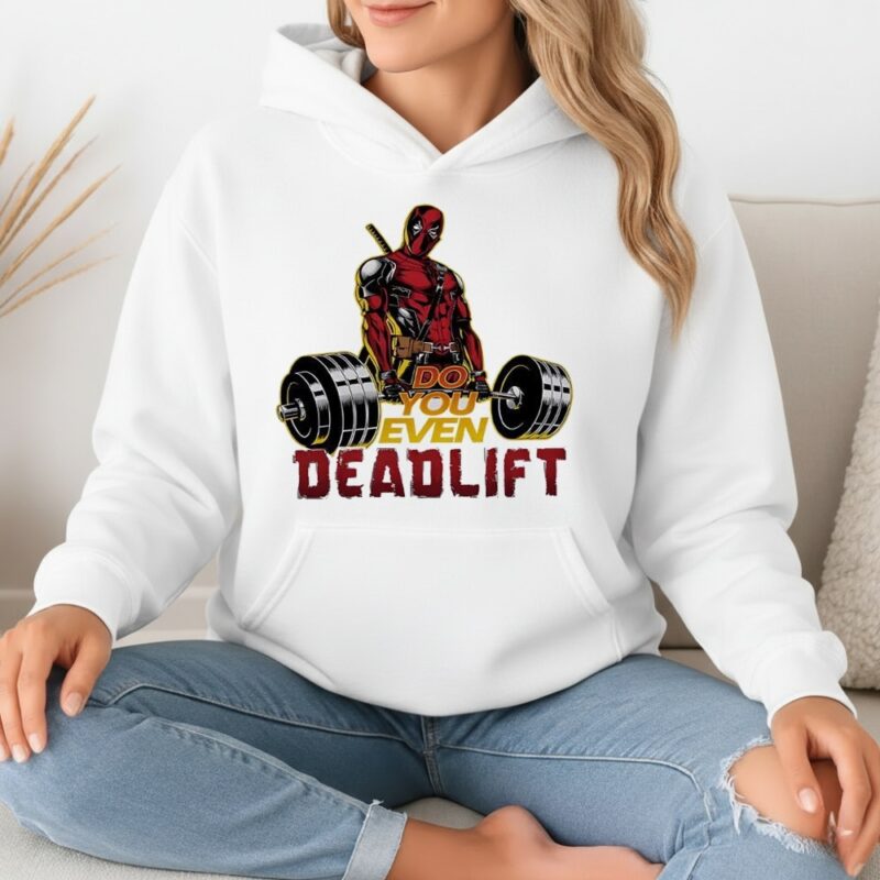 Deadpool do you even deadlift fitness motivation_Hoodie