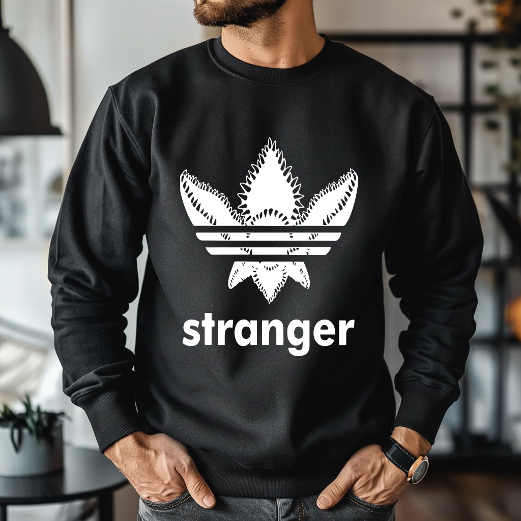 Demogorgon Trefoil Stranger Things parody logo shirt