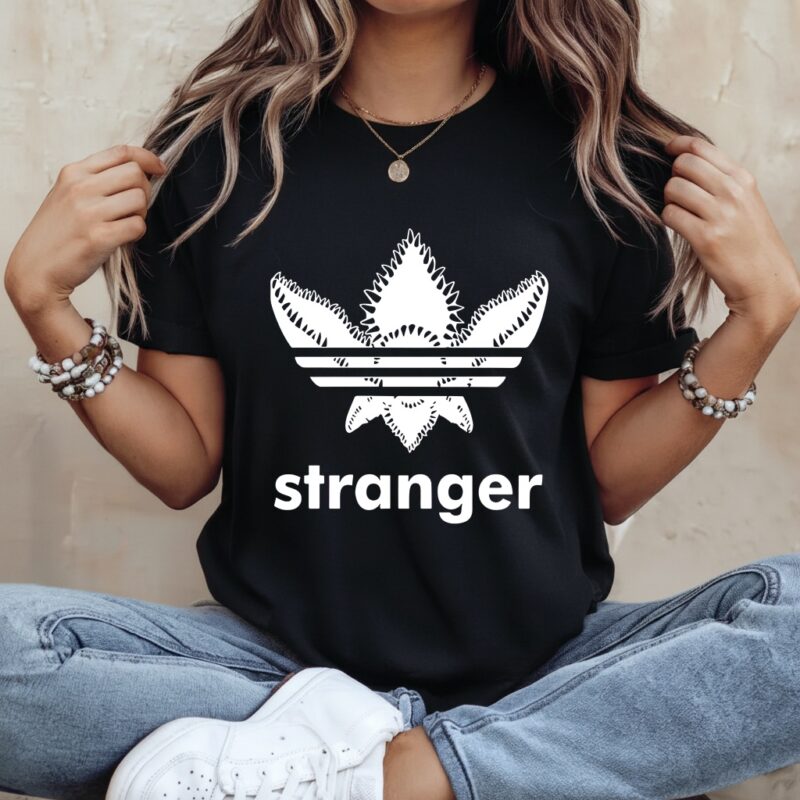 Demogorgon Trefoil Stranger Things parody logo_Ladies T-Shirt
