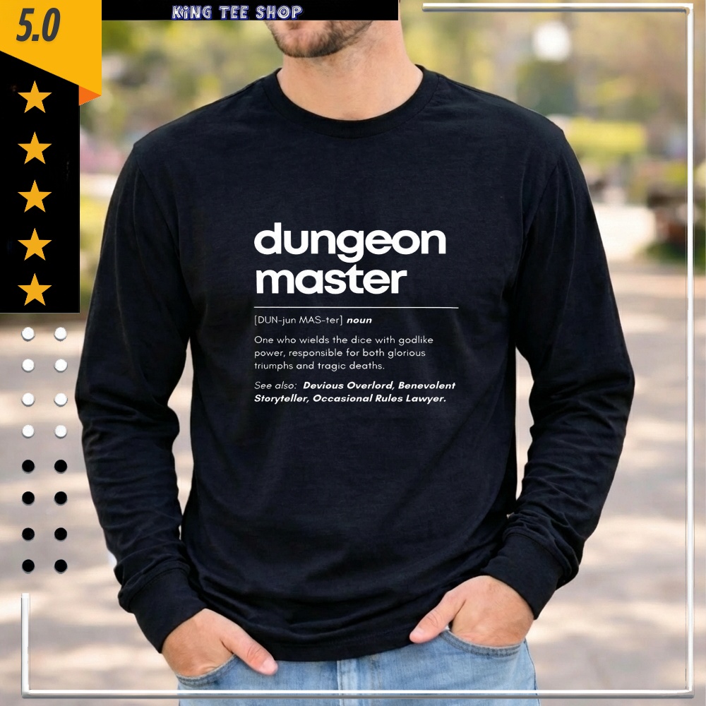 Dictionary Dungeon Master Dungeons and Dragons letter shirt