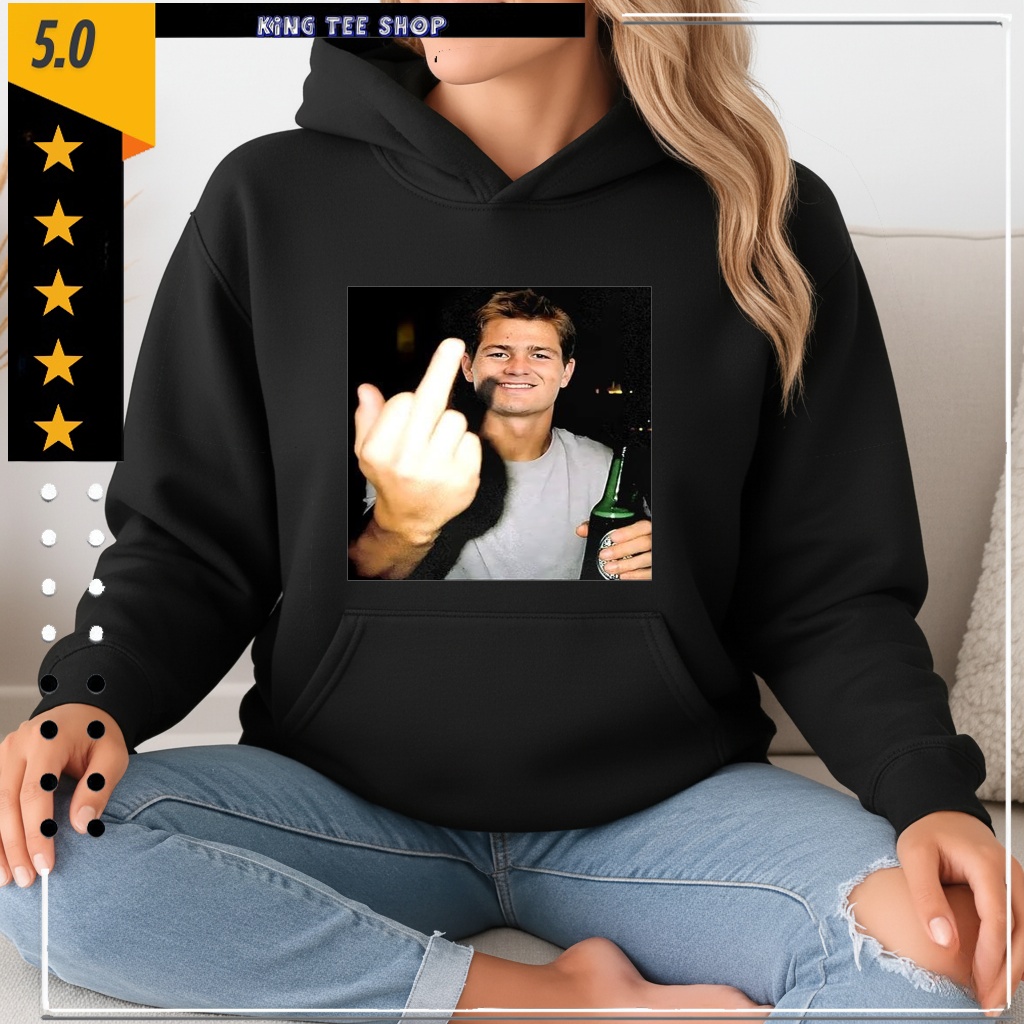 Drake Maye Patriots middle finger party meme shirt