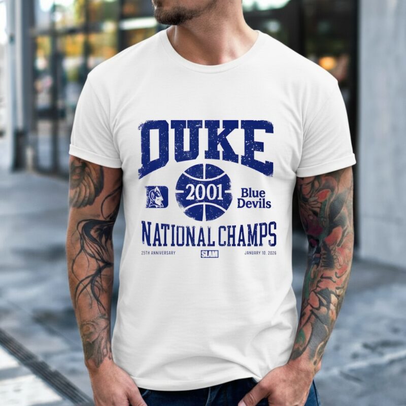 Duke Blue Devils basketball 2001 National Champions_Classic Men's T-Shirt